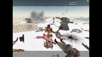 day of defeat source fun with rcbot 2 with  artillery.