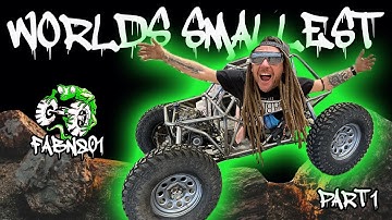 WORLDS SMALLEST ROCK CRAWLER! How to build the worlds smallest rock crawler PART 1