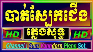 បាត់ស្បែកជើង ភ្លេងសុទ្ធអកកាដង់ ខេមរៈសិរីមន្ត missing shoes cambodia karaoke cover new version s770