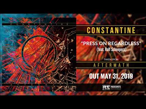CONSTANTINE - Press On Regardless - feat. Ralf Scheepers (OFFICIAL AUDIO)