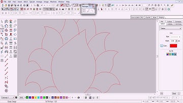 How To Use Drawing Tool Polyline in Wilcom Software in English - Zahid Hussain