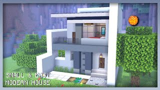 Minecraft PE: How to build a Small & Easy Modern House [Tutorial #3] screenshot 3