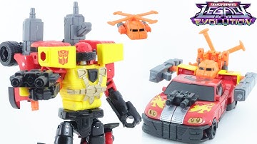 Transformers Legacy Evolution Armada Universe Powerlinx Hot Shot & Minicon Jolt Review (4K)