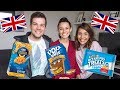 British People Try American Snacks w/ Joel & Lia