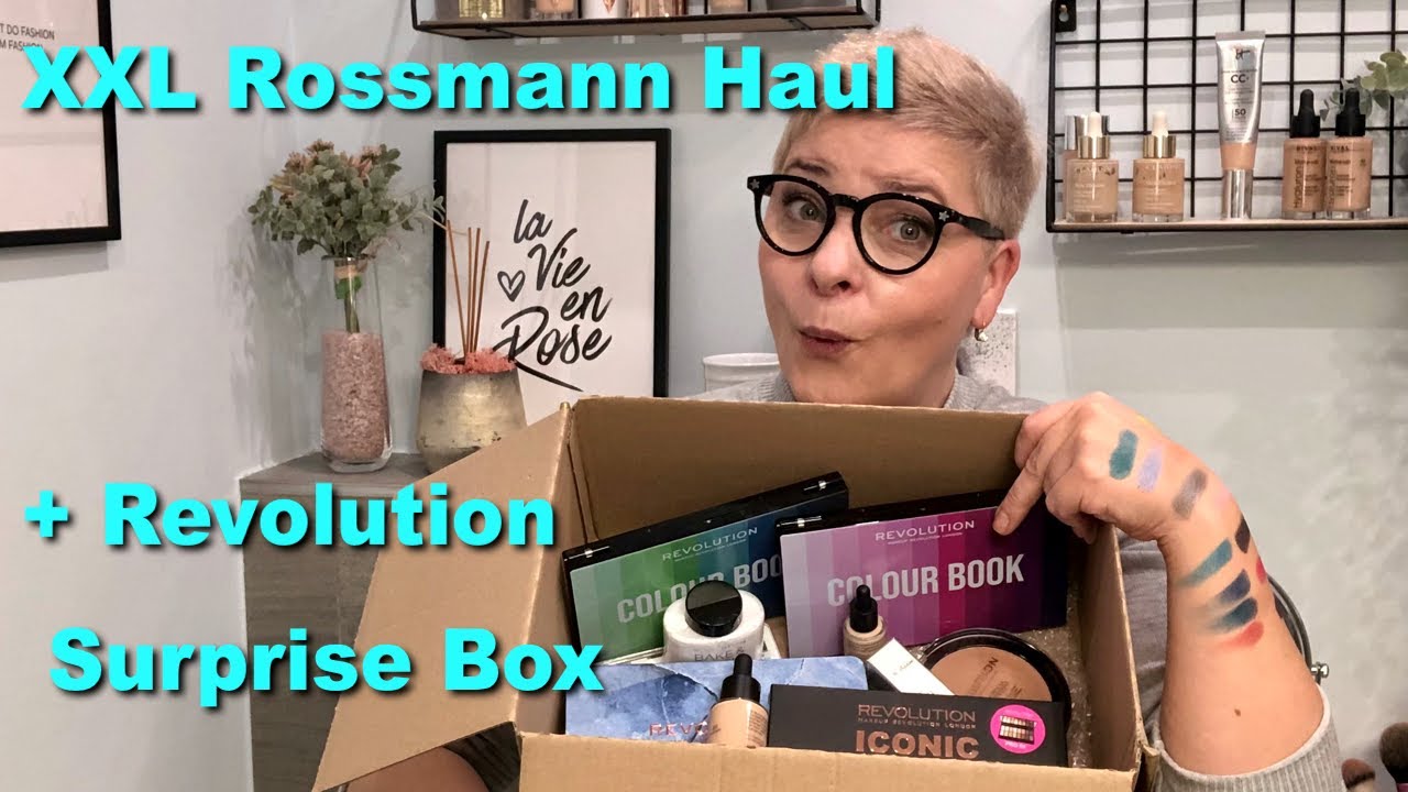 XXL Rossmann Haul | Make up Revolution Surprise-Box - YouTube