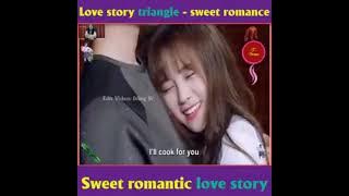 Love story triangle sweet romance