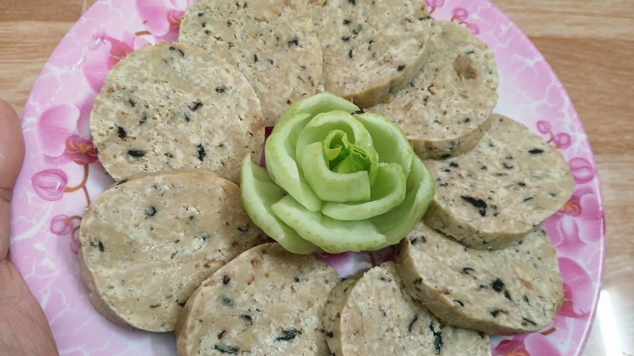 Cách làm CHẢ LỤA CHAY KIỂU MỚI từ ĐẬU  HỦ vị ngon như Chả LỤA TÀU HỦ KY ./KhoeTran. 