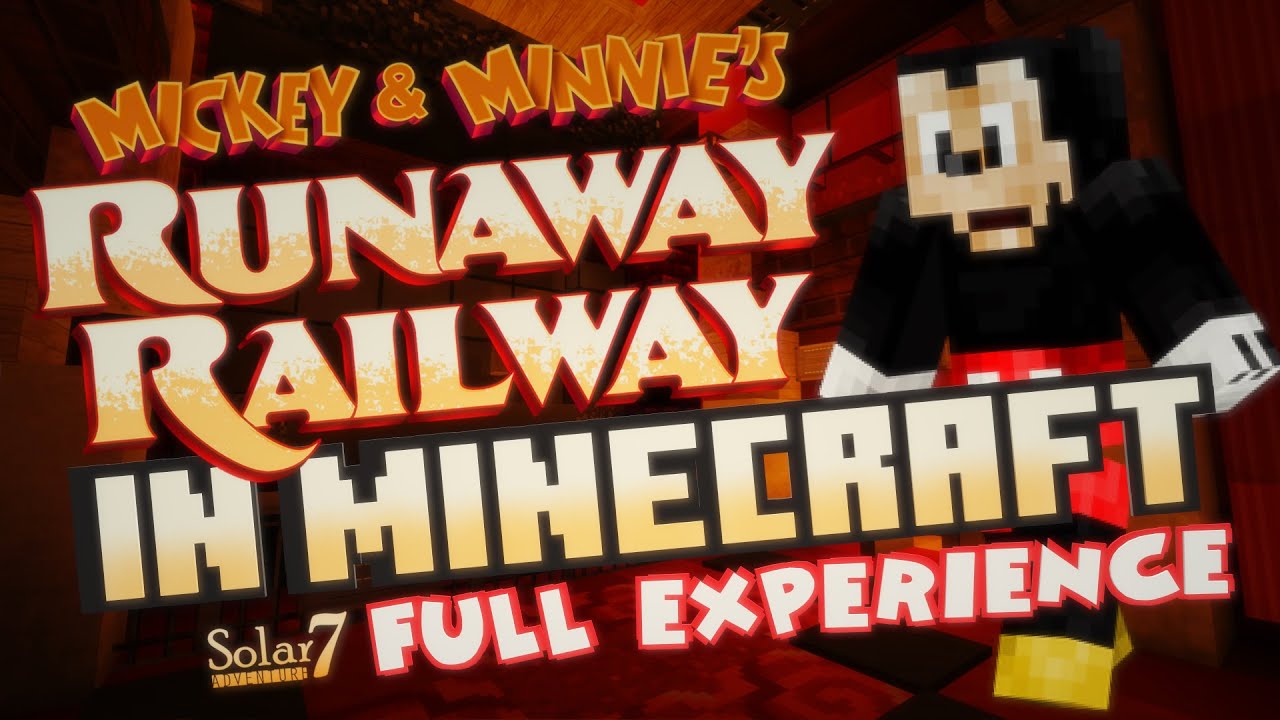 Mickey & Minnie's Runaway Railway Minecraft - Full Experience