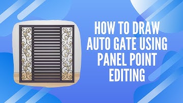 [Panel Point Editing FAQ] How to draw auto gate using panel point editing? AiHouse
