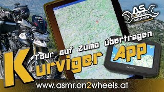 KURVIGER APP - TOUREN MOBIL AUF GARMIN ZUMO ÜBERTRAGEN screenshot 5