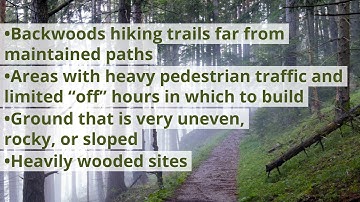 How to Build a Bridge in the Woods (and Other Remote Locations)