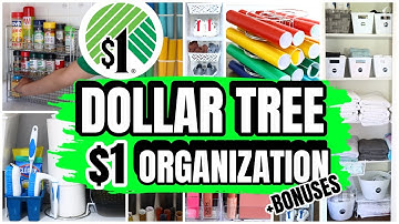 DOLLAR STORE ORGANIZATION HACKS & DIYS (great for smaller spaces)