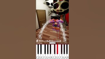 Aphmau vs Smile Cat in Sonic.EXE Sleeping ROOM at 3AM (@Mtime4) - Octave Piano Tutorial