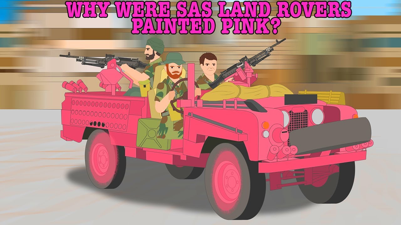 Why were SAS Land Rovers Painted Pink?
