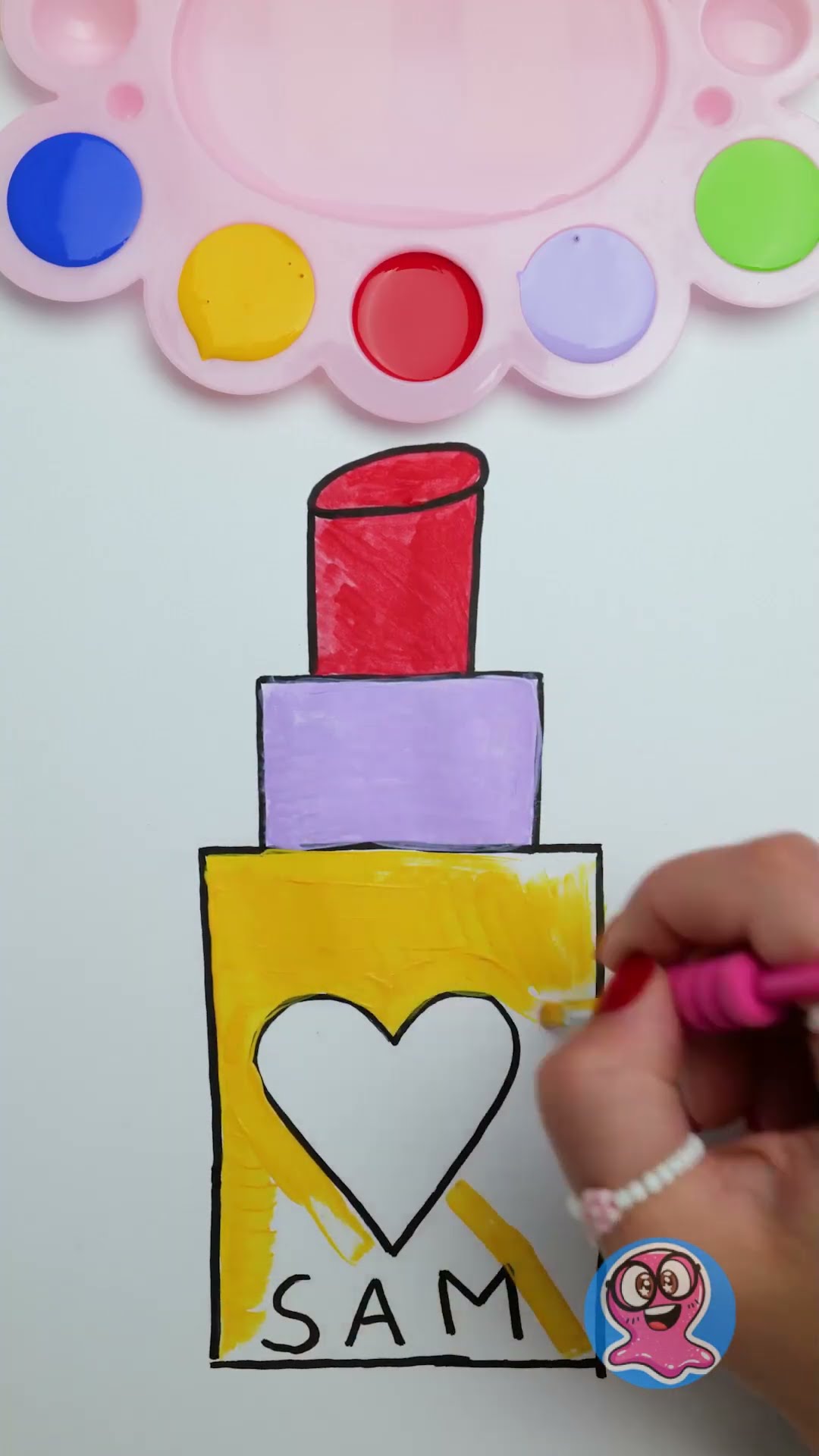 ¿Cómo dibujar lápiz labial? #arte #dibujo #trucos
