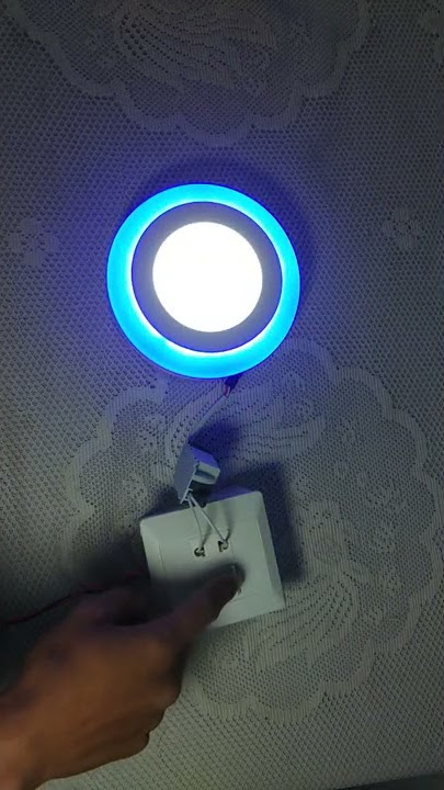 6 3 Round LED Surface Light (White Blue, Pack-1) Recessed Ceiling Lamp