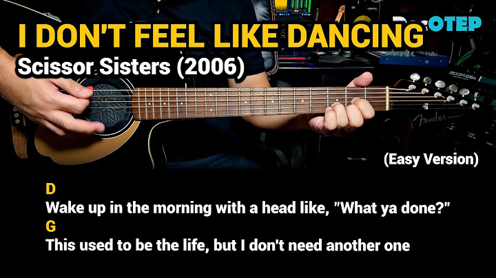 I Don't Feel Like Dancin' Acoustic version - Acoustic performance video thumbnail