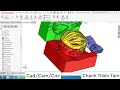 Tách khuôn nón bảo hiểm solidworks