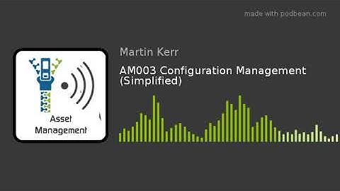 AM003 Configuration Management (Simplified)