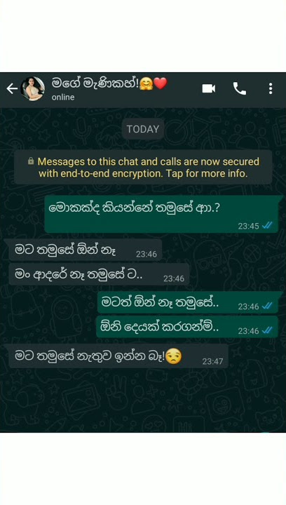 අපි දෙන්නගේ ආදරේ!🥰| WhatsApp Chat Story | TXT Katha | Chat Katha #shorts