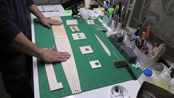 Das Ugly Stik Balsa RC Aeroplane Build - Pt 2:  Building the Basic Fuselage Structure