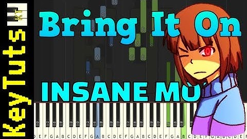 Learn to Play Bring It On from Glitchtale - Insane Mode [Piano Tutorial] (Synthesia)