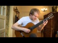 Matteo Carcassi - Etude No. 3 in A, Op.60 (Acoustic Classical Guitar Cover by Jonas Lefvert)