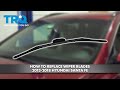 How to Replace Wiper Blades 2013 2018 Hyundai Santa Fe