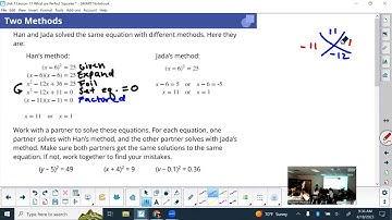 Unit 7 Lesson 11: What are perfect squares? Day 2