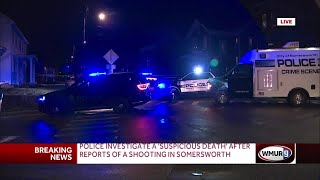 NH attorney general investigating suspicious death of a man in Somersworth Monday night