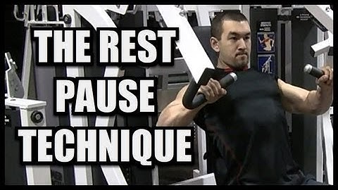 The "Rest Pause" Training Method
