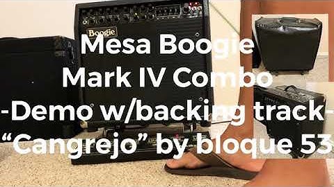 Mesa Boogie Mark IV Combo Demo with background track