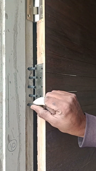 door frame me darwaja fitting|door size 96