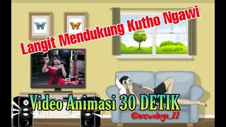 Langit Mendung Kutho Ngawi...Video animasi story Wa 30 DETIK