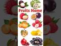 Fruits Name for kids | फलों के नाम | English and Hindi | kids learning video #fruits