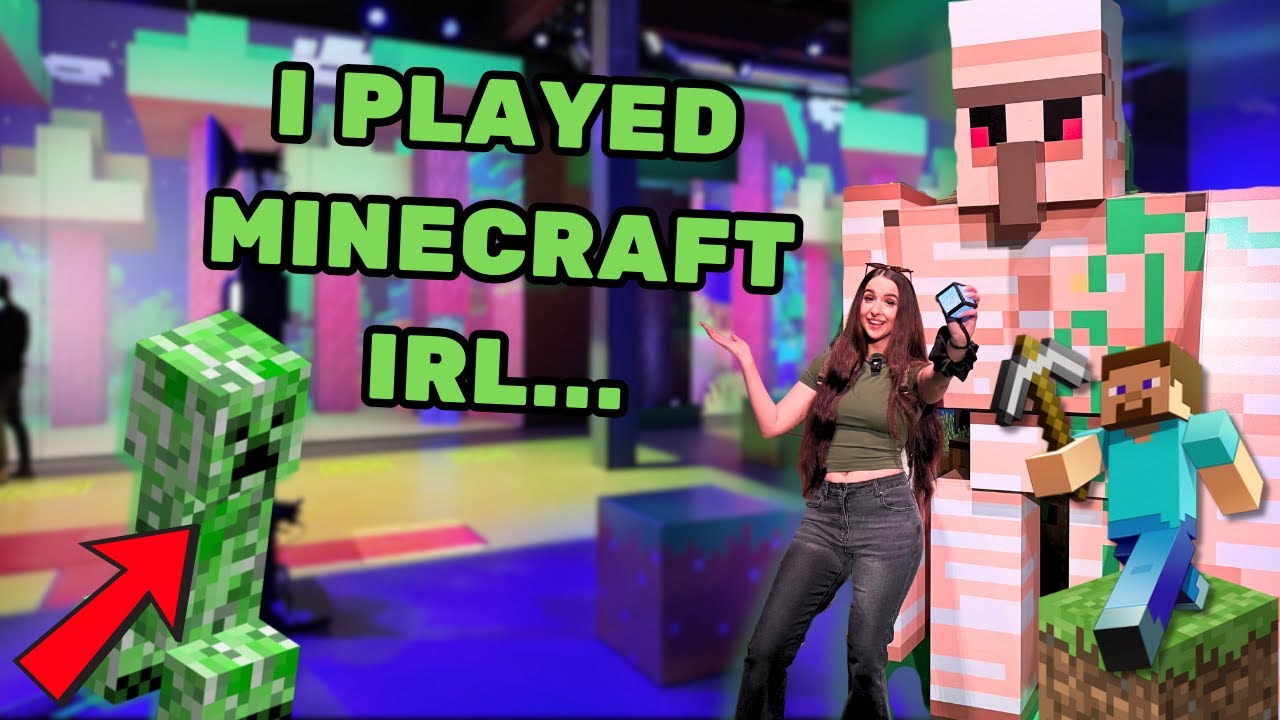 I went to Minecraft IRL?!🎮 #minecraft #minecraftvideos - YouTube