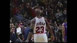 MICHAEL JORDAN - Jeff Van Gundy\/Con Man Game!!  1-21-97 Knicks @ Bulls