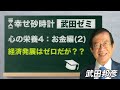 武田ゼミ 「心の栄養４：お金編（２）経済発展はゼロだが？？」(3/13 20:30スタート!)