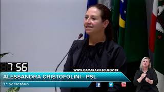 034 - Palavra Livre 2, Alessandra Cristofolini Outubro, Dia 13 Sessão Ordinária 2021