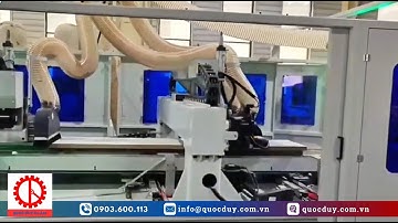 Chuyền Máy Cắt 4 Cạnh Cửa - Chuyền cắt 4 Biên Tự Động Semac - Năng Suất Cao