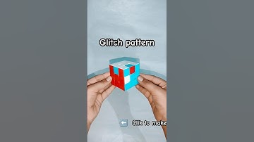 glitch pattern in 3*3 Rubik