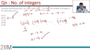 XAT Previous Year Papers | Quantitative Aptitude - No. of Integers | XAT 2020 Preparation