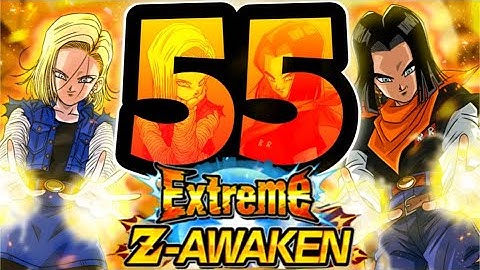 A BROKEN EZA!!! EZA TEQ FUTURE ANDROID 17 & 18 SHOWCASE AT 55% MAX LINKS! (DBZ: Dokkan Battle)