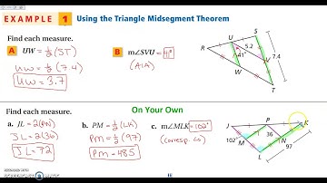 5-4 The Triangle Midsegment Theorem