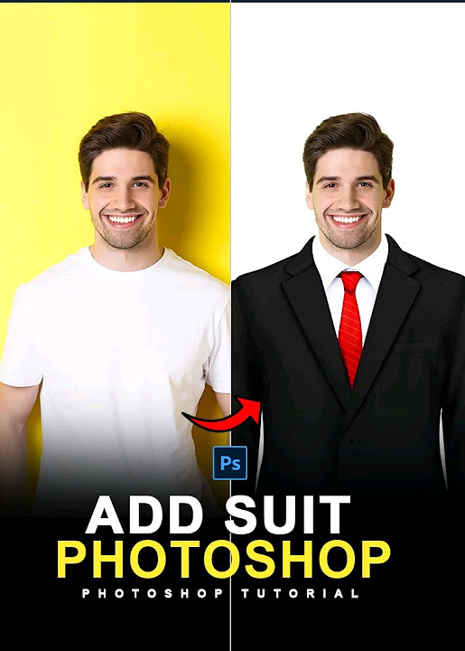 How to add suit to a photo in photoshop photoshop tutorial youtube