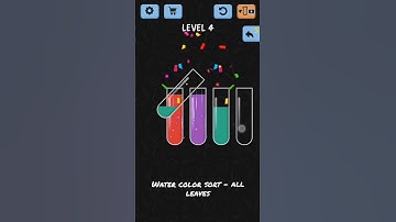 water color sort - level 4