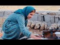 The Nomadic Life: Baking Local Bread and Crafting Roof Stairs | A Journey into Traditional Skills