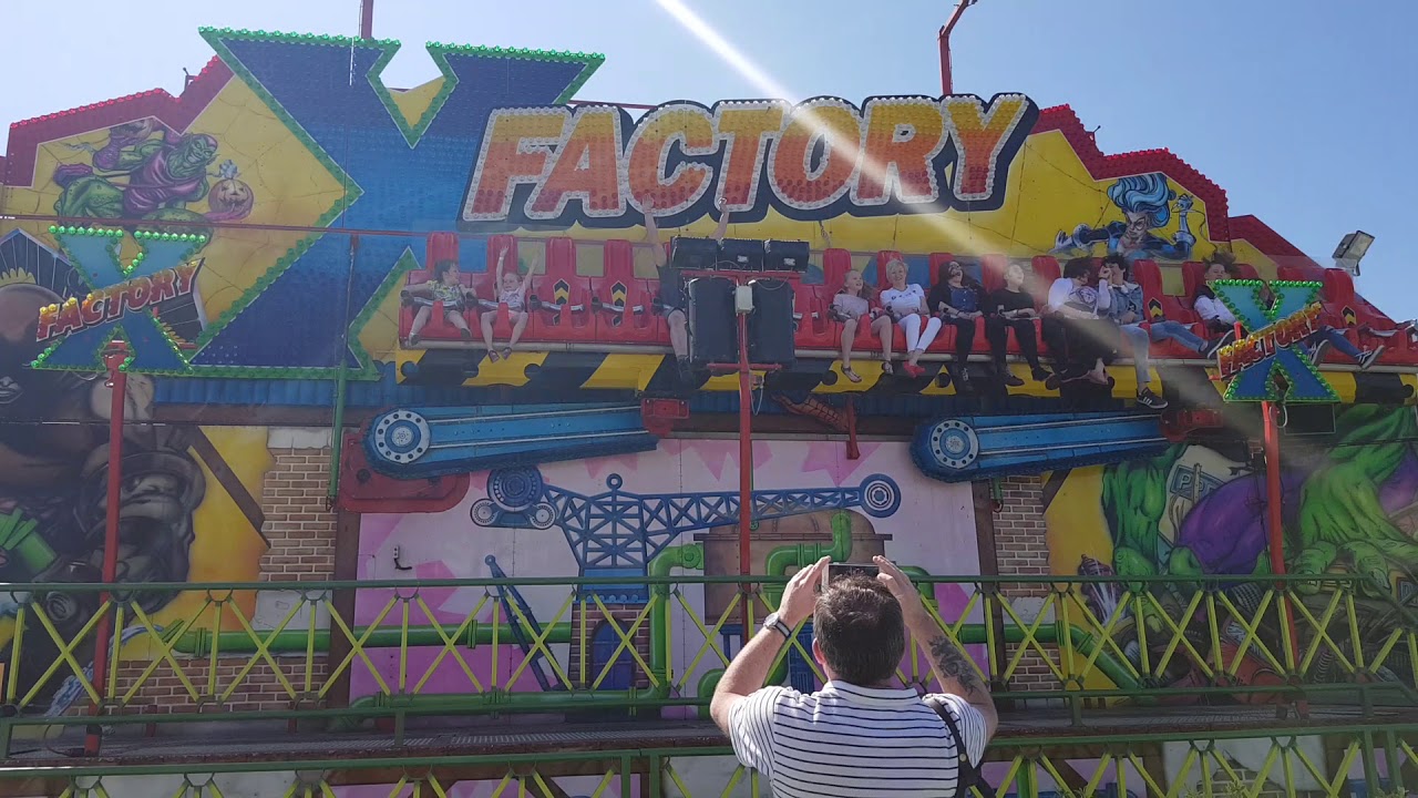 X factory Brean theme park. - YouTube