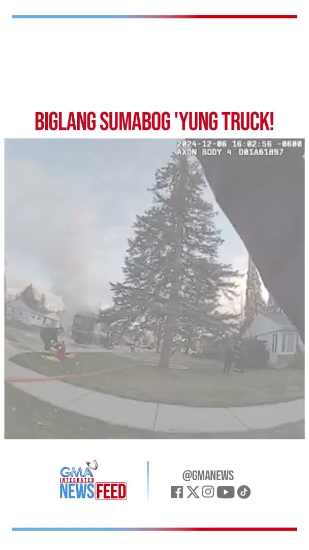Truck na lumiyab, biglang sumabog!| GMA Integrated Newsfeed