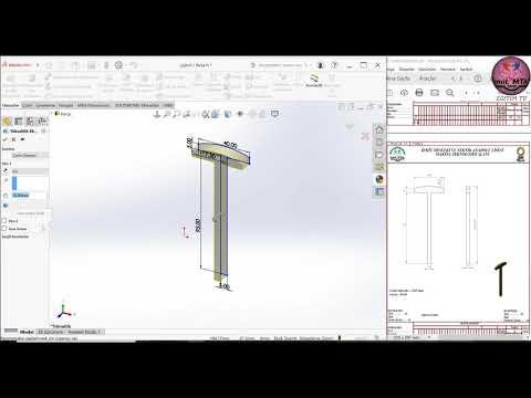 1.3. T PARÇA ÇİZİMİ (1. KAM SİSTEMİ)